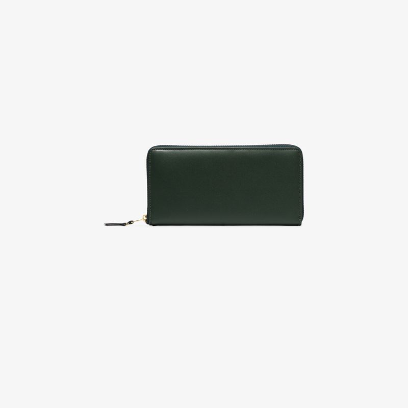 Green Continental Leather Wallet