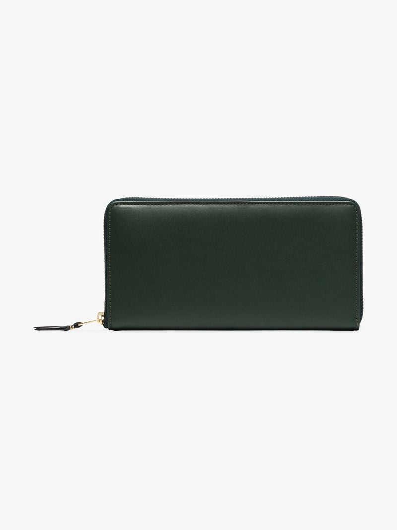 Green Continental Leather Wallet