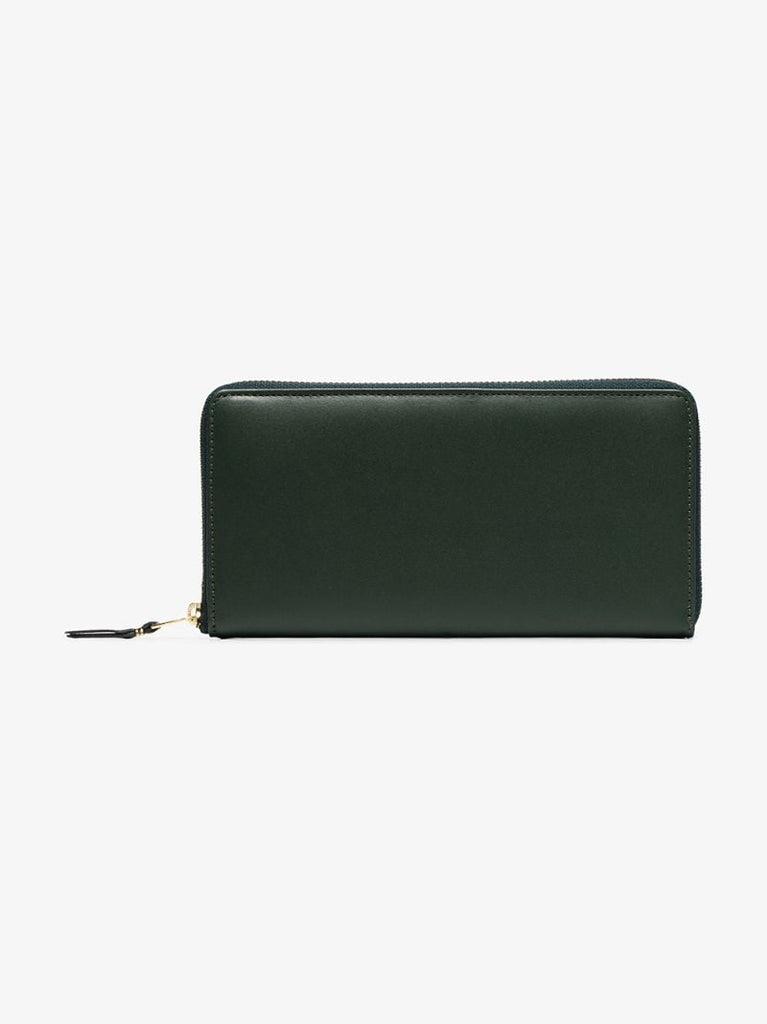 Green Continental Leather Wallet