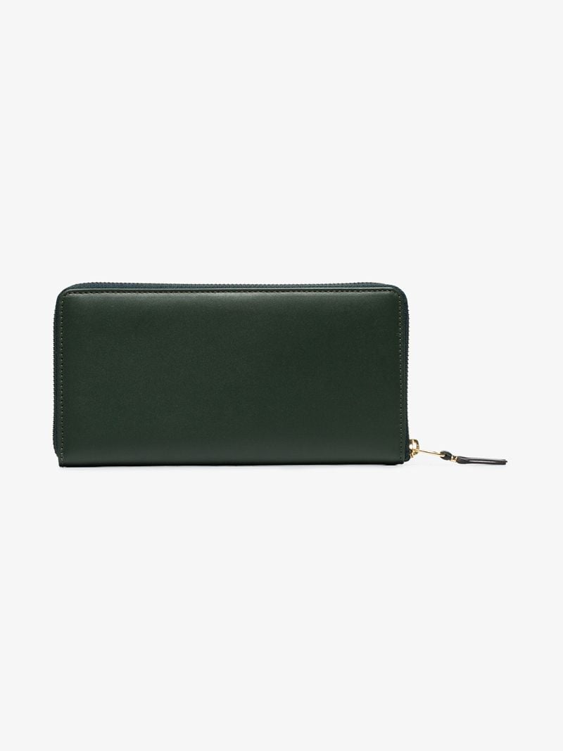 Green Continental Leather Wallet