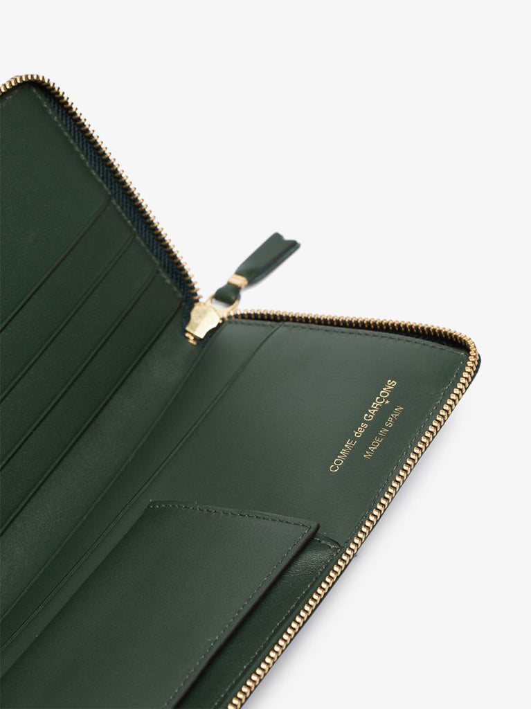 Green Continental Leather Wallet