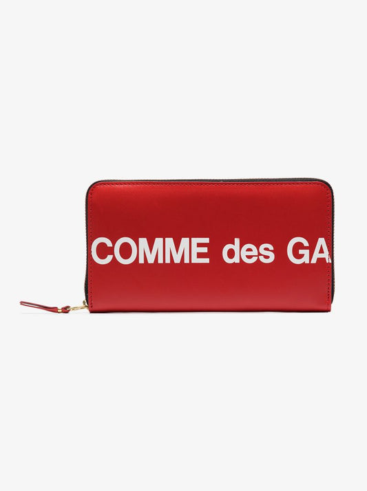 Red Logo Print Wallet