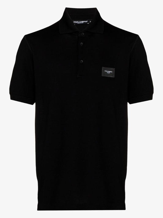 Black Logo Polo Shirt