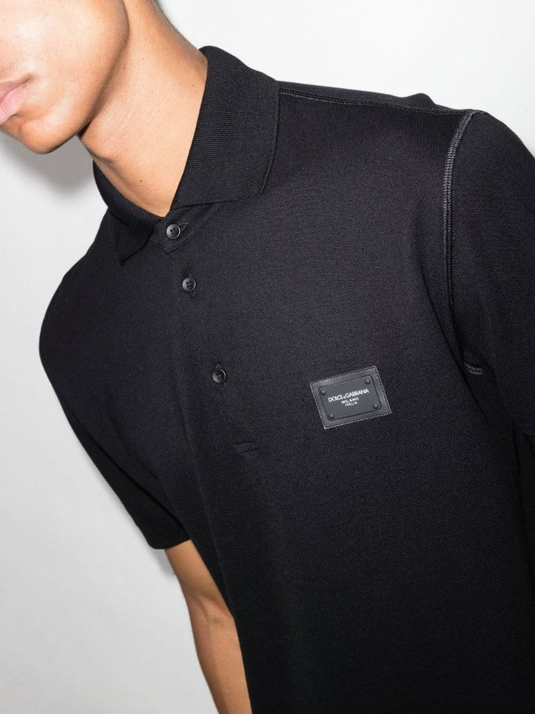 Black Logo Polo Shirt