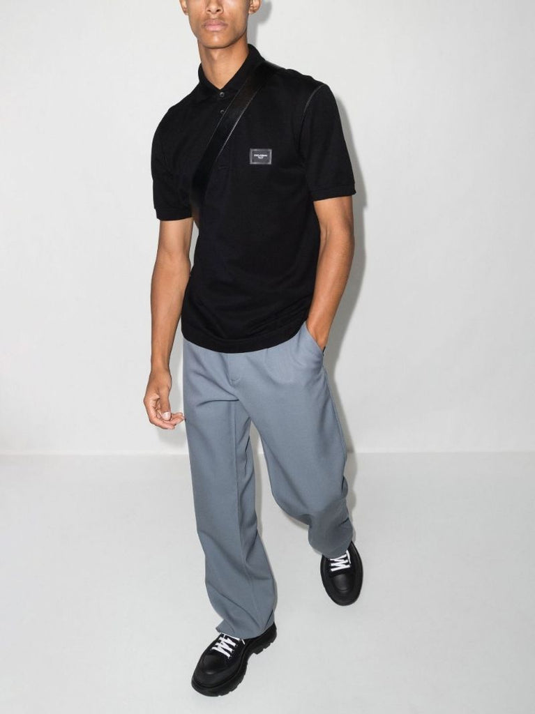 Black Logo Polo Shirt