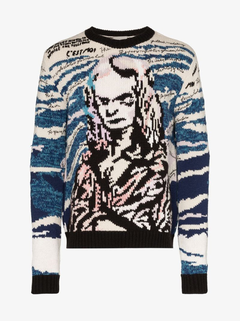 X Raymond Pettibon Mona Lisa Cashmere Sweater