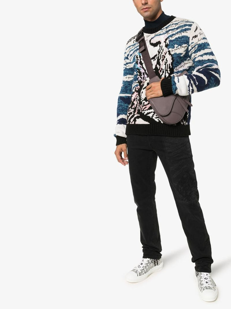 X Raymond Pettibon Mona Lisa Cashmere Sweater