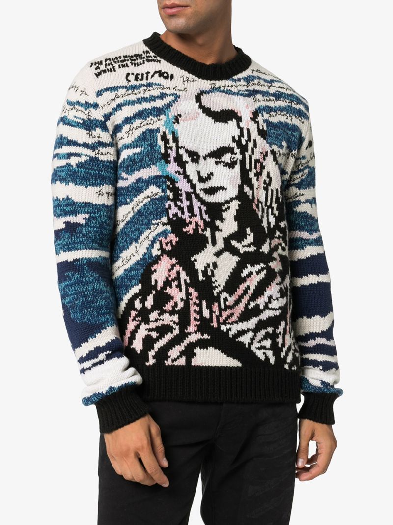 X Raymond Pettibon Mona Lisa Cashmere Sweater
