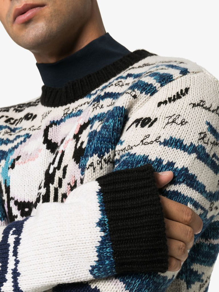 X Raymond Pettibon Mona Lisa Cashmere Sweater