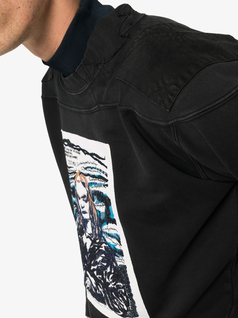 X Raymond Pettibon Mona Lisa Print Sweatshirt