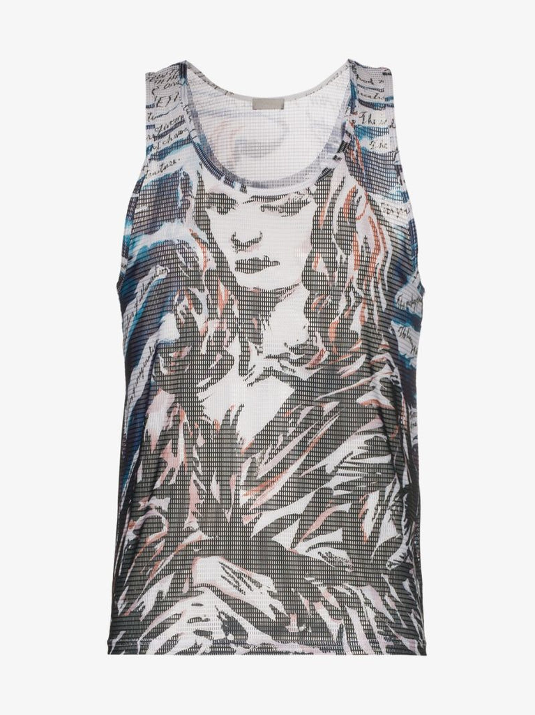 X Raymond Pettibon Mona Lisa Print Tank Top