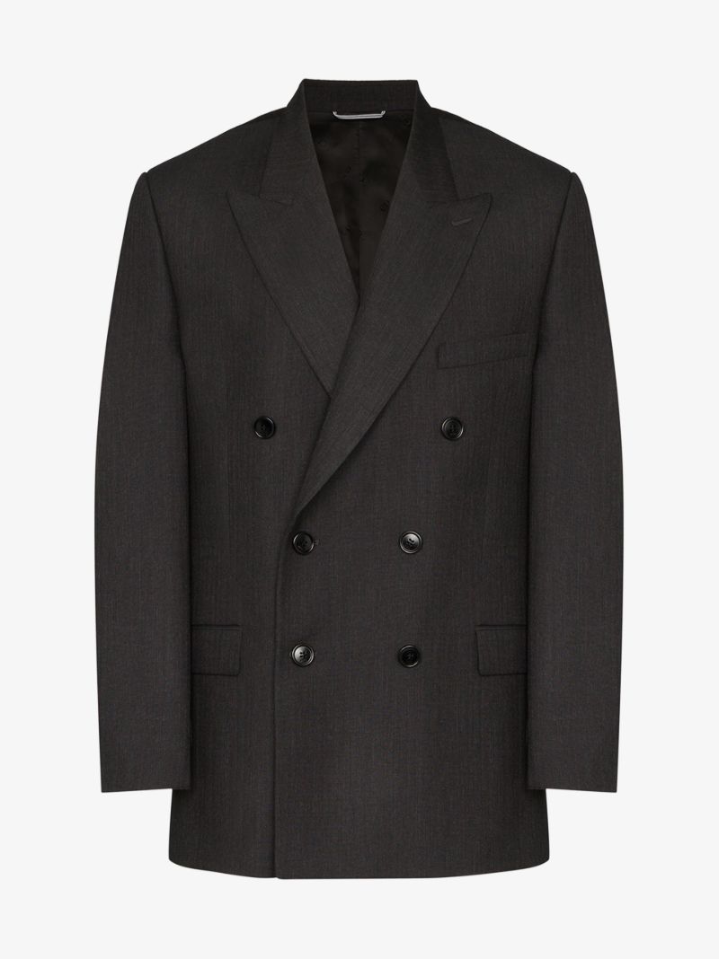Double Breasted Wool Blazer