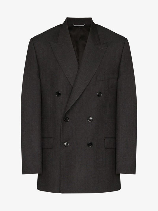 Double Breasted Wool Blazer