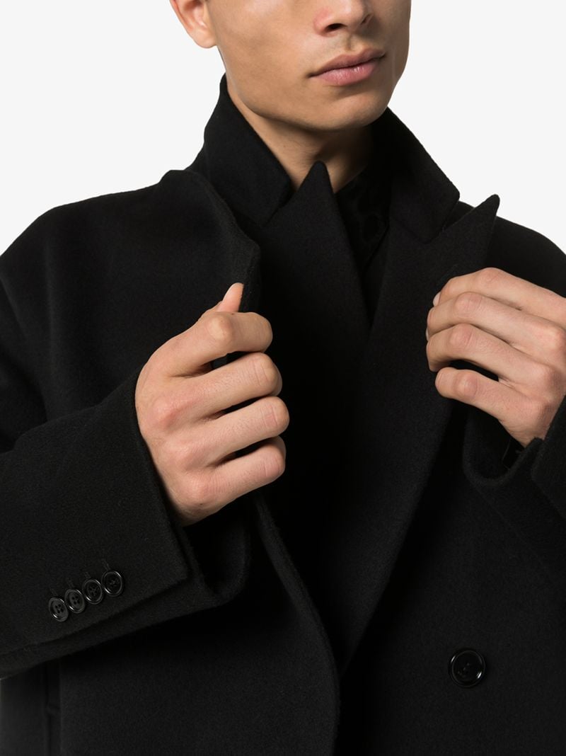 Double-breasted Virgin Wool Coat