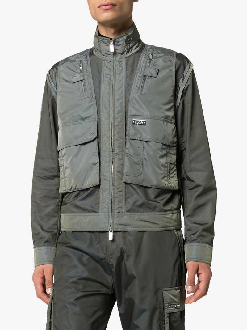 Pocket Detail Sheen Jacket