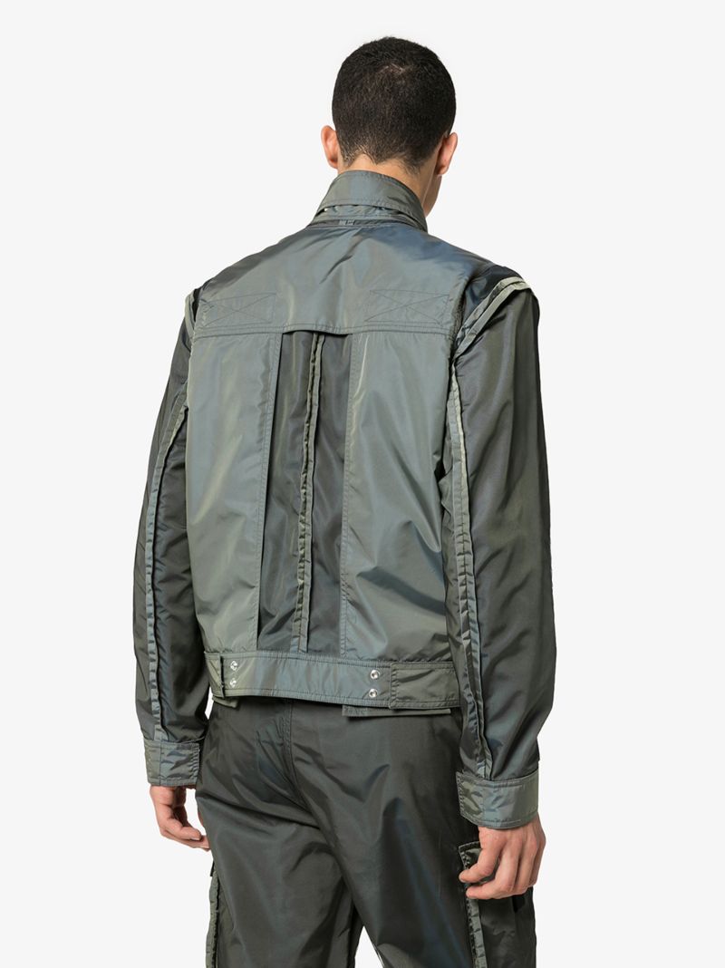 Pocket Detail Sheen Jacket