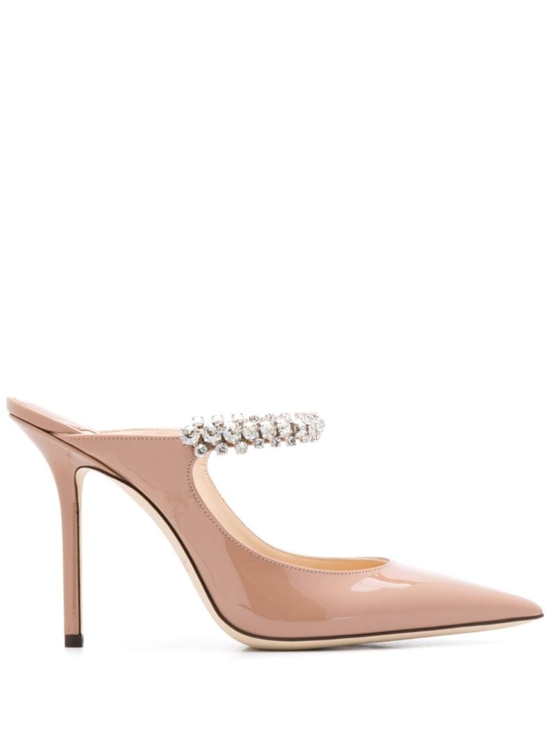 Pink Bing 100 Leather Mules
