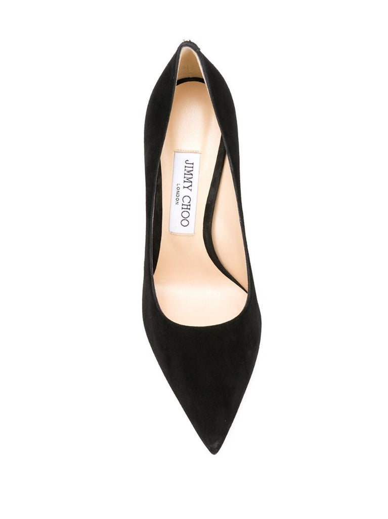 Black Love 100 Suede Pumps