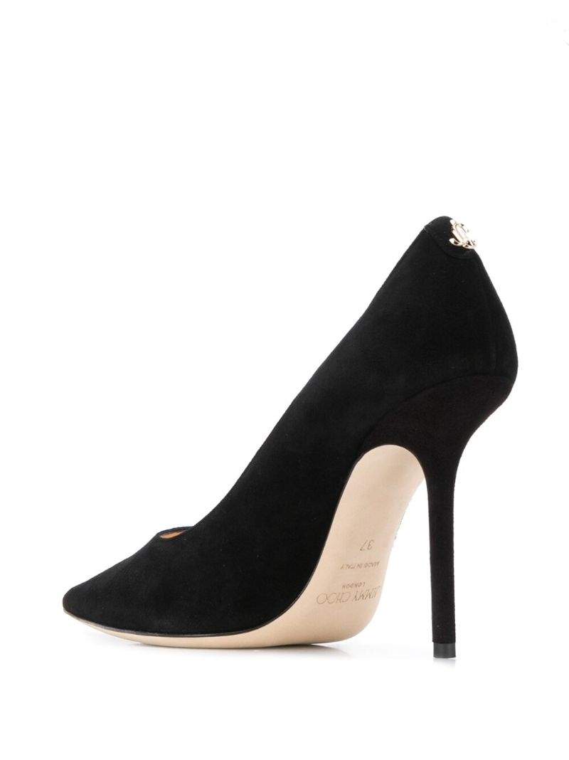 Black Love 100 Suede Pumps