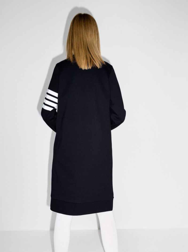 4-bar Loopback Sweatshirt Dress