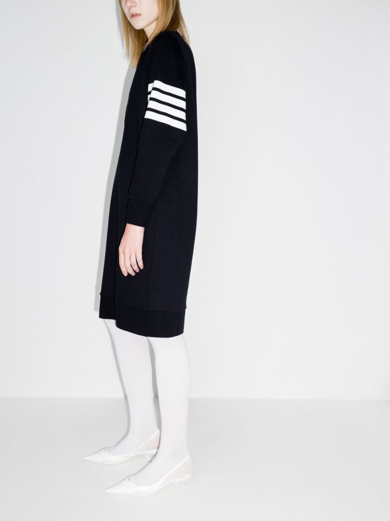 4-bar Loopback Sweatshirt Dress
