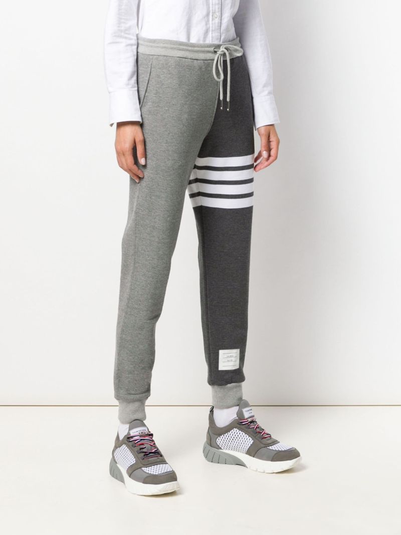 Fun-mix 4-bar Cotton Track Pants