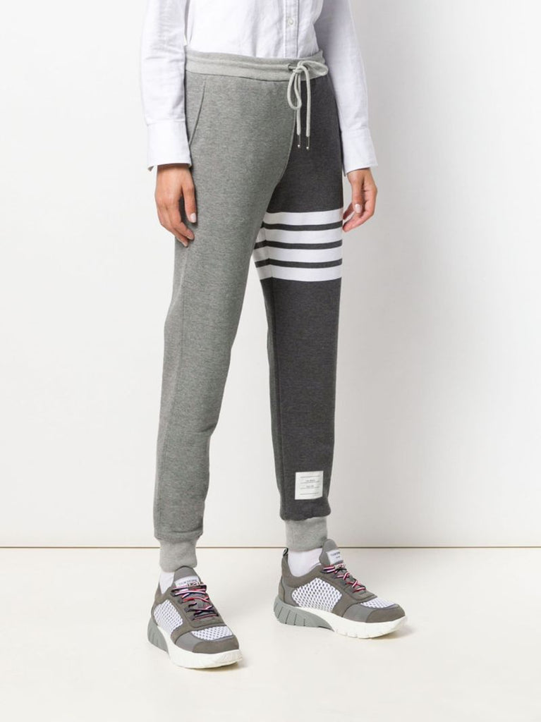 Fun-mix 4-bar Cotton Track Pants
