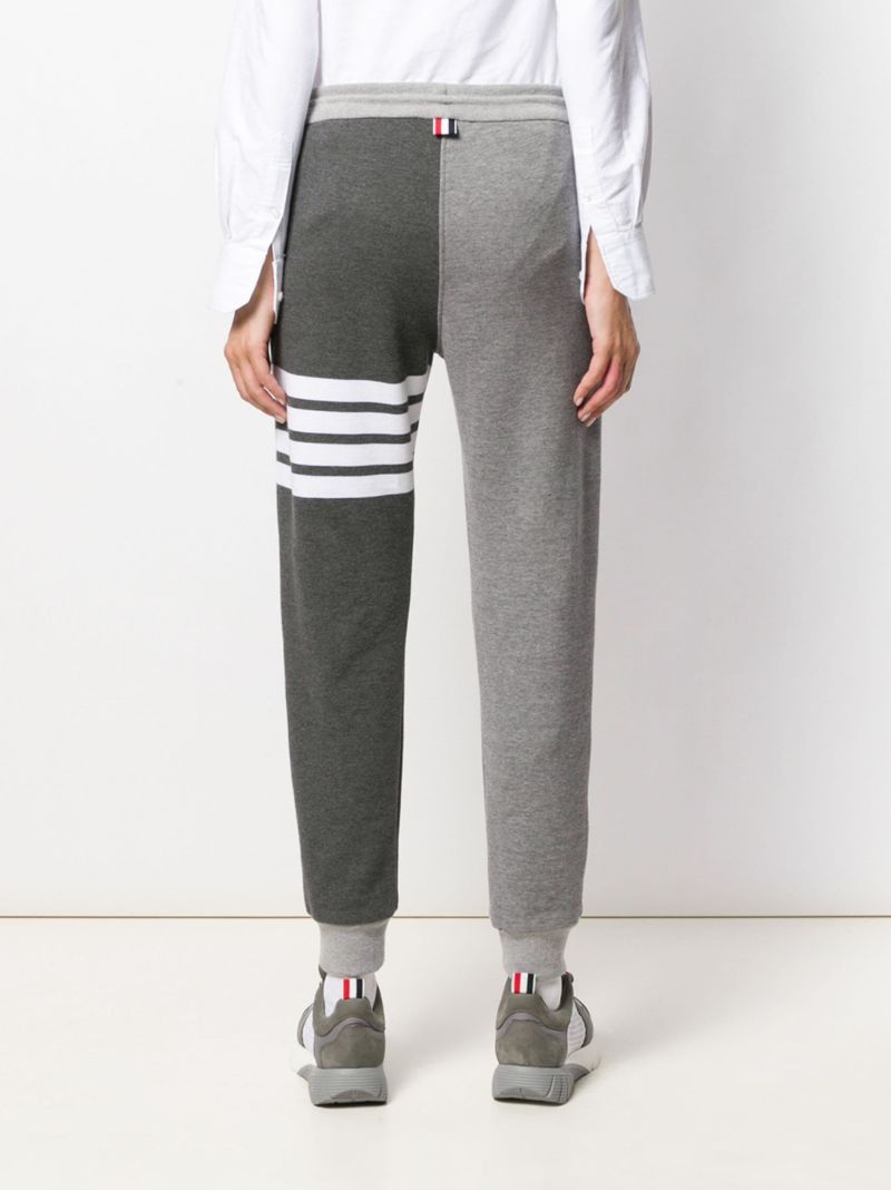 Fun-mix 4-bar Cotton Track Pants