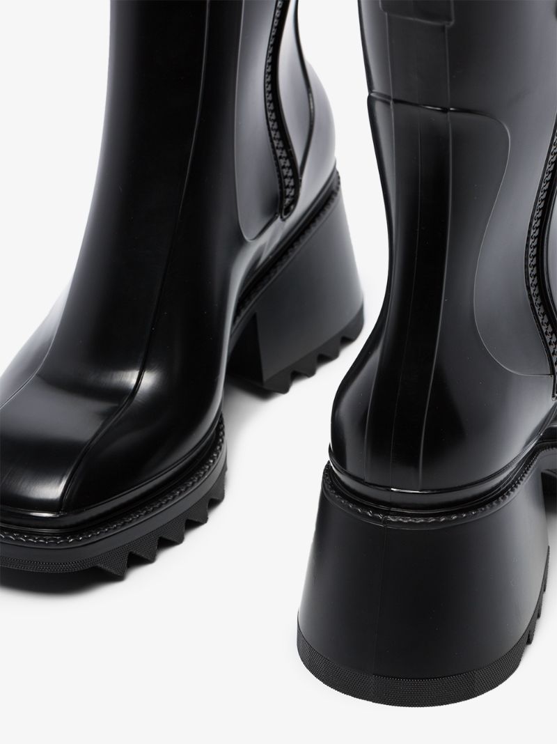 Black Betty 50 Rubber Rain Boots