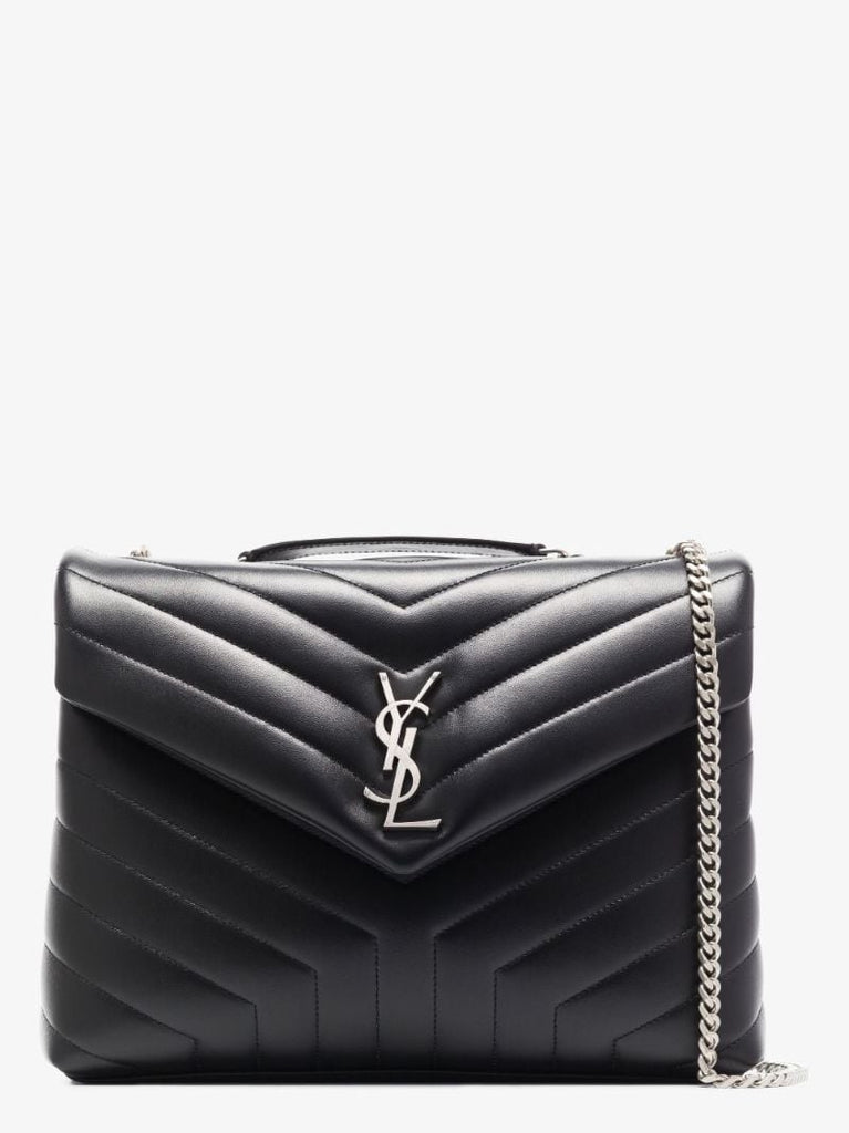 Black Loulou Medium Quilted Leather Shoulder Bag