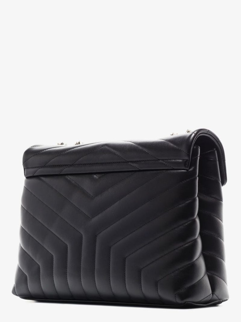 Black Loulou Medium Quilted Leather Shoulder Bag
