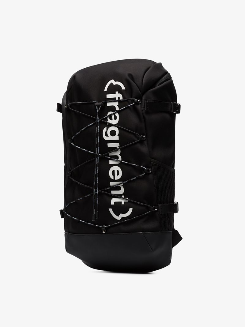 Black 7 Moncler Fragment Logo Backpack