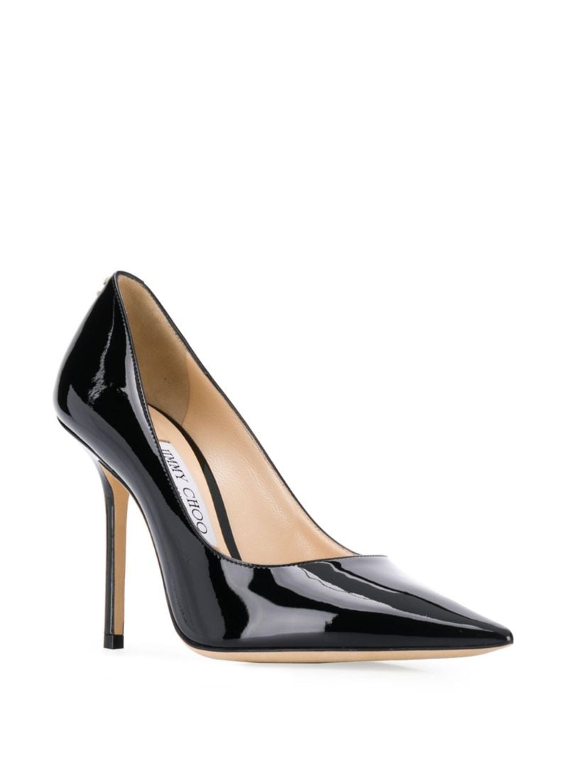 Black Love 100 Leather Pumps