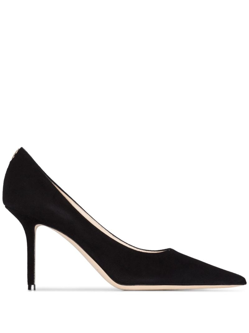 Black Love 85 Suede Pumps