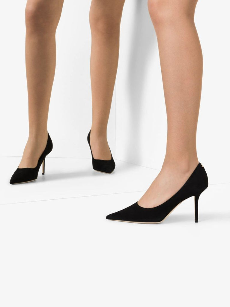 Black Love 85 Suede Pumps