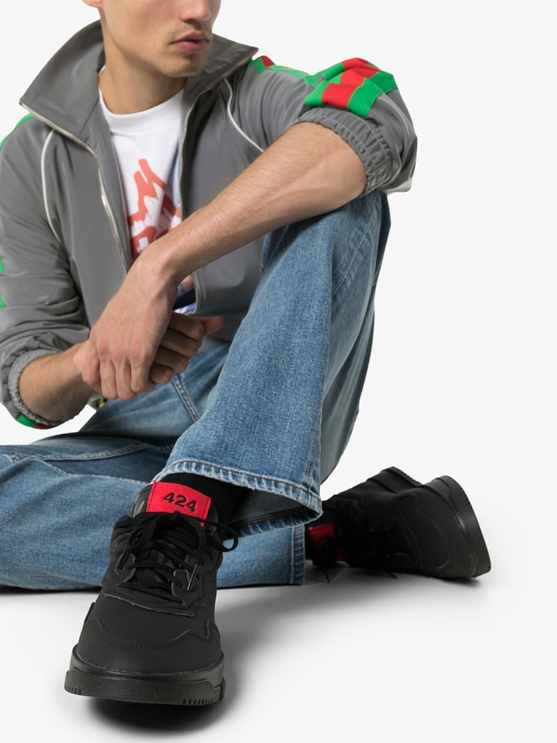 X 424 Black Sc Premiere Leather Sneakers