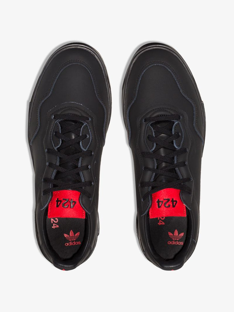 X 424 Black Sc Premiere Leather Sneakers