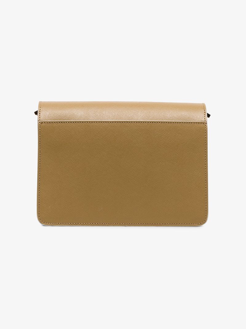 Blue and Khaki Trunk Shoulder Bag