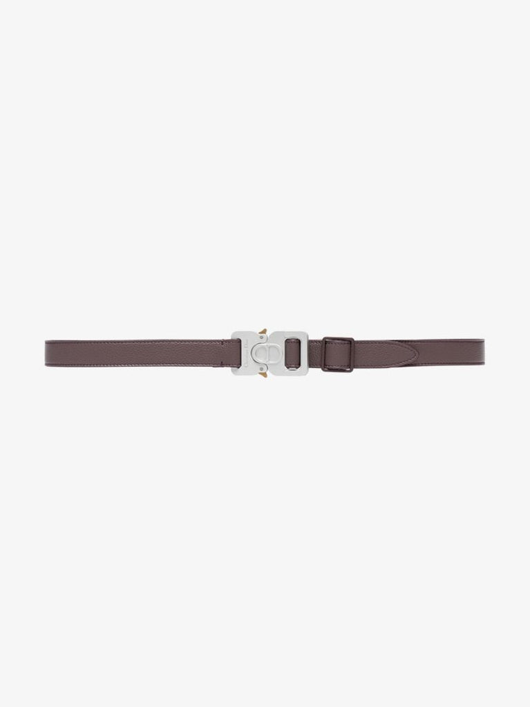 Grey Matthew Buckled Leather Belt
