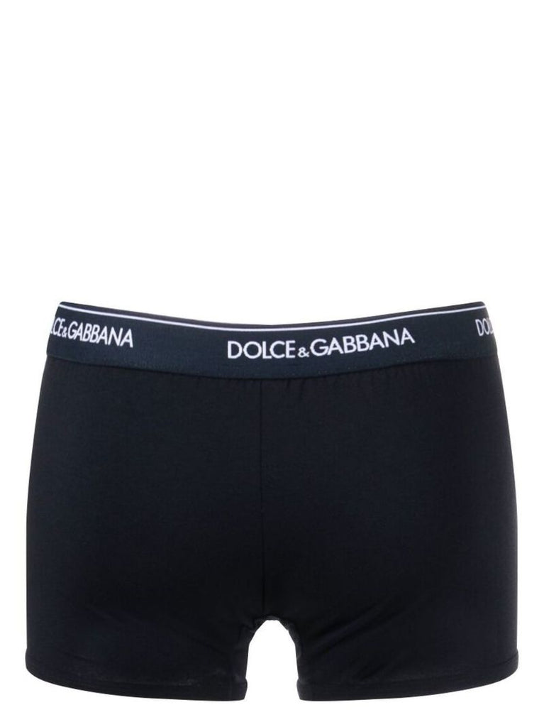 Blue Logo Cotton Boxer Brief Set