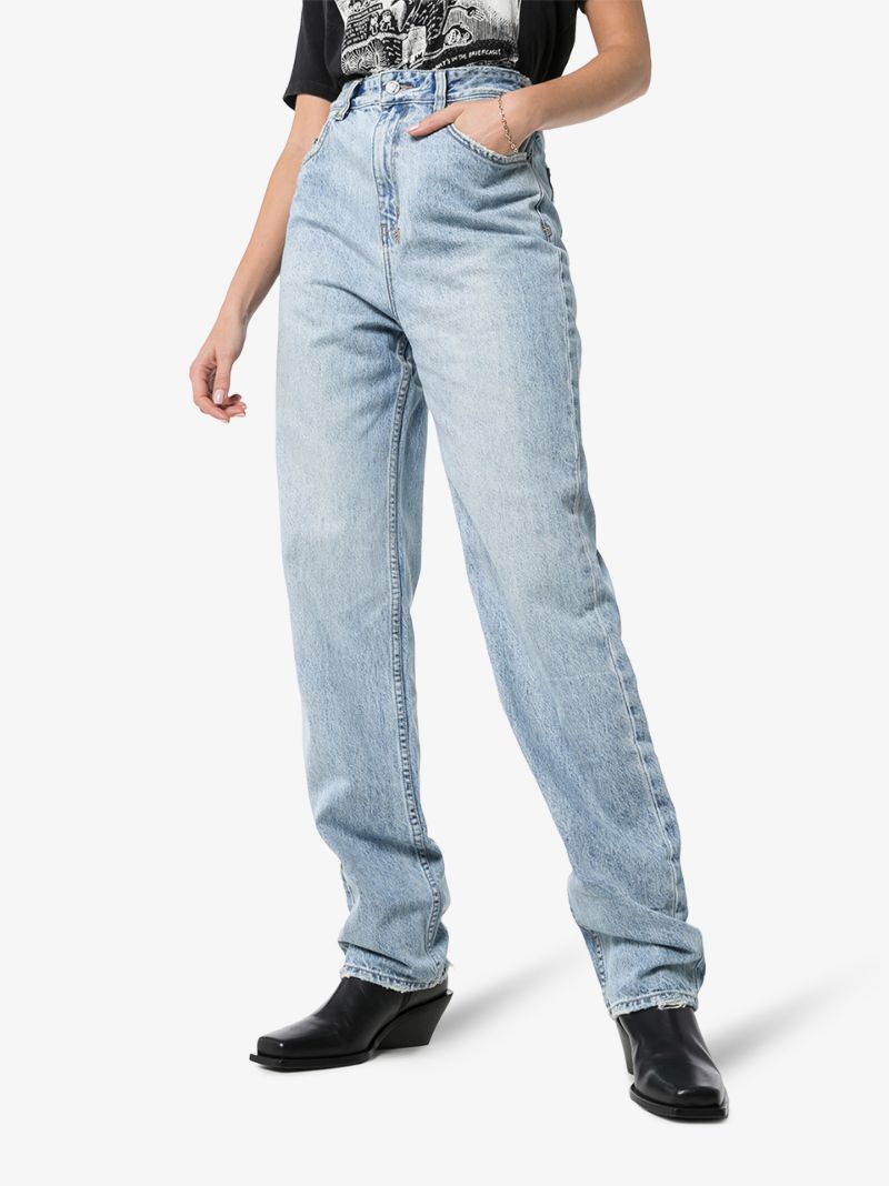 Playback High Waist Straight Leg Jeans