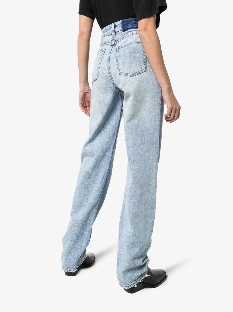 Playback High Waist Straight Leg Jeans