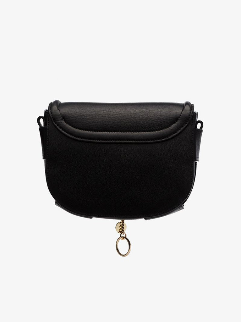 Black Small Ring Cross Body Bag