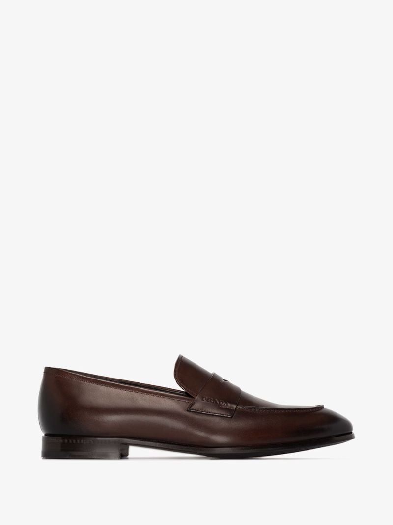 Brown Classic Leather Loafers