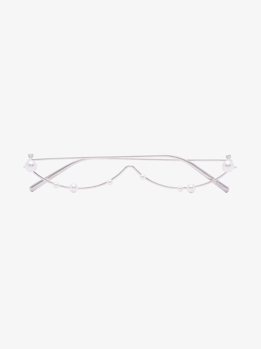 Silver Tone Electronic Girl Jewellery Glasses