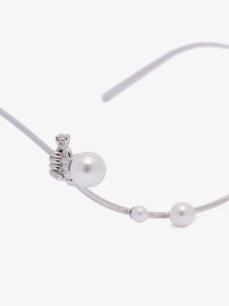 Silver Tone Electronic Girl Jewellery Glasses