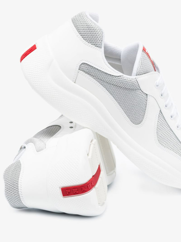 White America's Cup Leather Sneakers