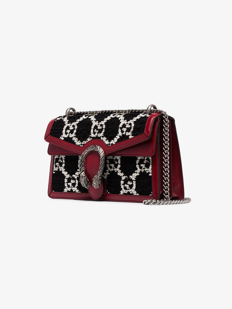 Multicoloured Dionysus Small Tweed Shoulder Bag