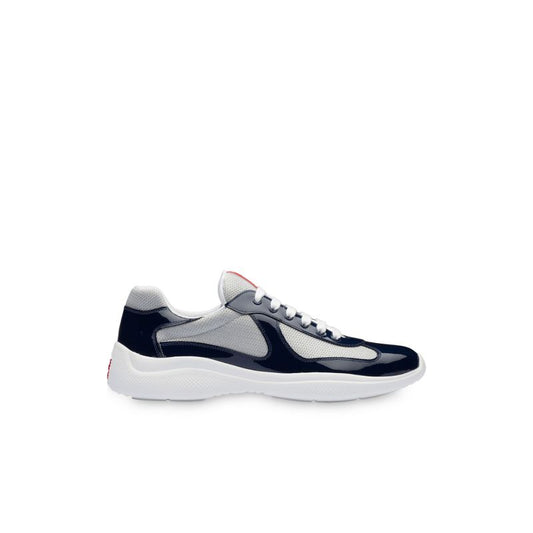 Blue and Grey America's Cup Leather Sneakers
