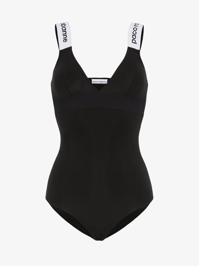 Logo Strap One-piece Swimsuit